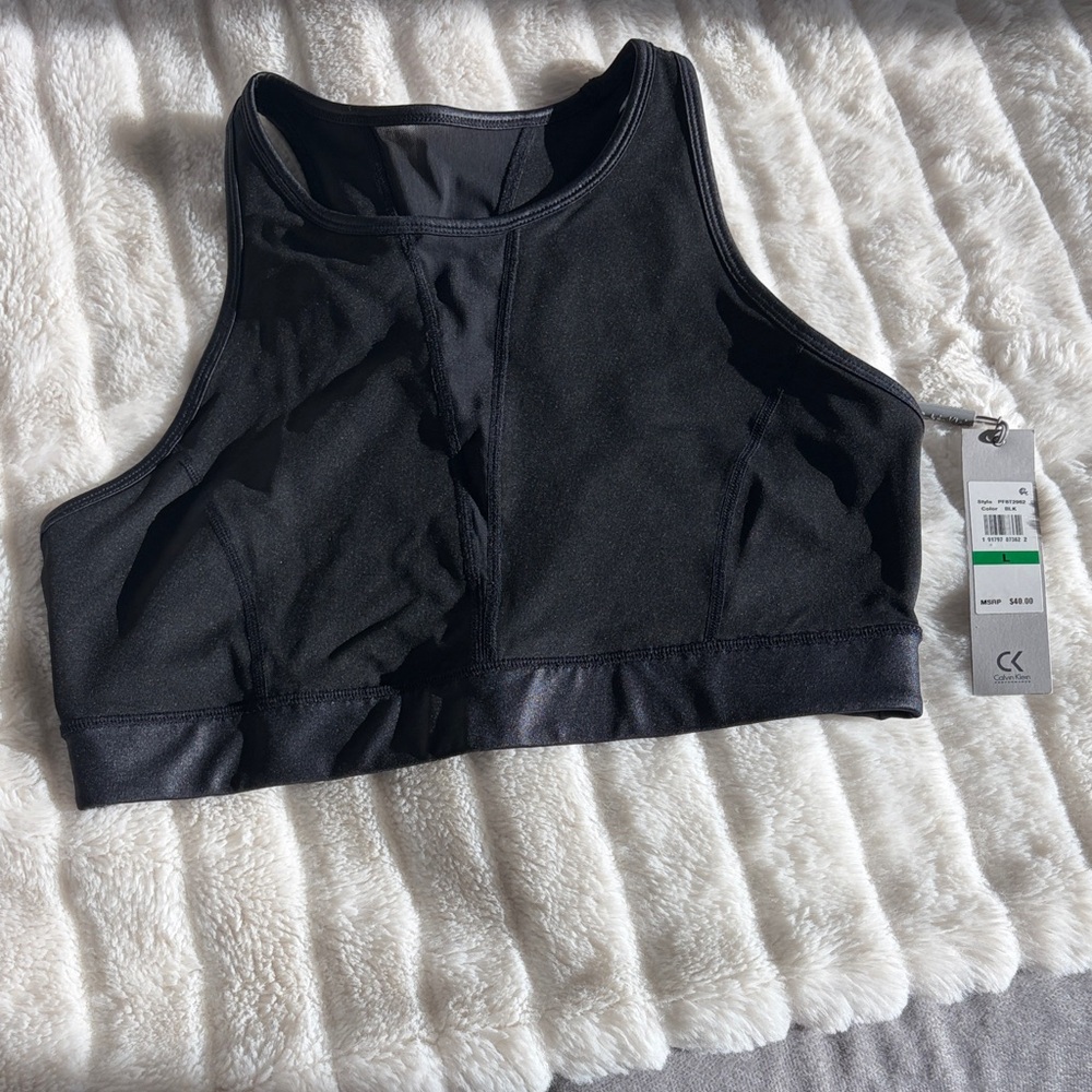 Calvin Klein Black Sports Bra